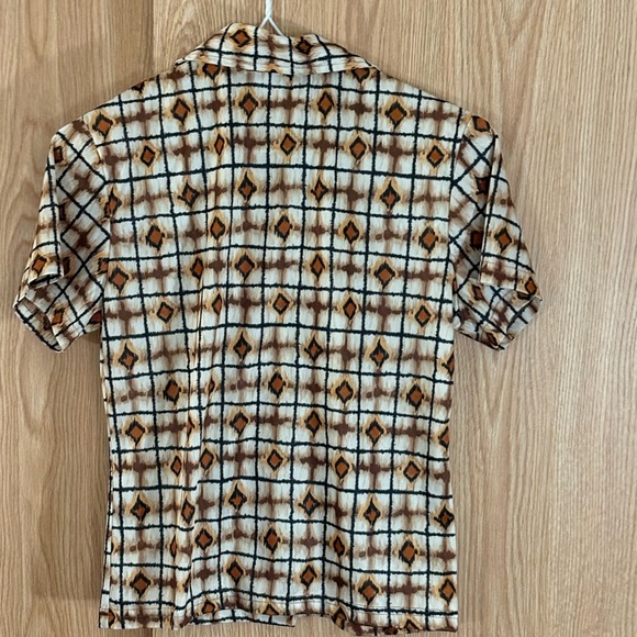 Redd New York Women's Geometric Button Down Shirt - Picture 3 of 7
